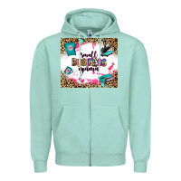 Seafoam small business mama Zipper Hoodie - Zillion Design Studio