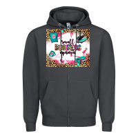 Smoke small business mama Zipper Hoodie - Zillion Design Studio