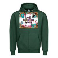 Sports Green small business mama Zipper Hoodie - Zillion Design Studio