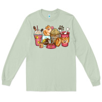 Matcha pomeranian coffee cups Long Sleeve Tee - Zillion Design Studio