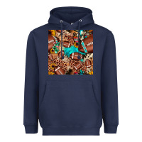 Navy football cactus sunflower seamless pattern Heavyweight Hoodie - JahusDesignShop