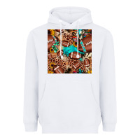 White football cactus sunflower seamless pattern Heavyweight Hoodie - JahusDesignShop