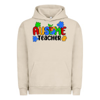 Pigment French Oak ausome teacher Urban Hoodie - MaliasSmallBusiness