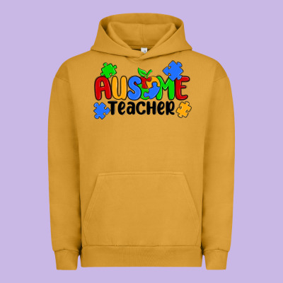 Ausome Teacher Urban Hoodie Designed By Maliassmallbusiness