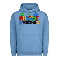 Pigment Pebble Blue ausome teacher Urban Hoodie - MaliasSmallBusiness
