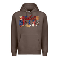 Coffee baseball brother Premium Hoodie - MaliasSmallBusiness