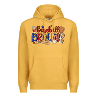 Mustard baseball brother Premium Hoodie - MaliasSmallBusiness