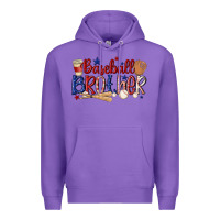 Purple baseball brother Premium Hoodie - MaliasSmallBusiness