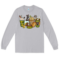 Moon Dust pitbull coffee cups Long Sleeve Tee - Zillion Design Studio