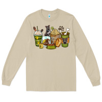 Mushroom pitbull coffee cups Long Sleeve Tee - Zillion Design Studio