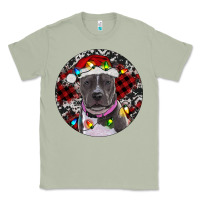 Matcha pitbull and buffalo plaid Classic Tee - RanaPortraitStore