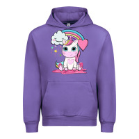 Tulip cute unicorn and rainbow Urban Hoodie - NancyCooperArtShop