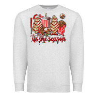 Oatmeal Heather tis the season christmas tree  cake baseball Premium Sweatshirt - AdoDesignShop