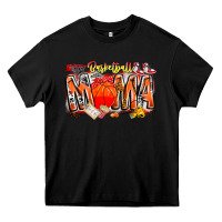 Black basketball mama Heavy Core Tee - CowhideDigitalArt