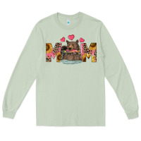 Matcha mom bear with sunflowers Long Sleeve Tee - RanaPortraitStore