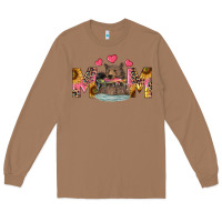 Toasted Coconut mom bear with sunflowers Long Sleeve Tee - RanaPortraitStore