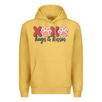Antique Gold xoxo hugs and kisses Premium Hoodie - MaliasSmallBusiness