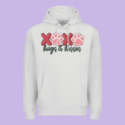 Xoxo Hugs And Kisses Premium Hoodie Designed By Maliassmallbusiness