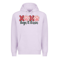 Lilac xoxo hugs and kisses Premium Hoodie - MaliasSmallBusiness