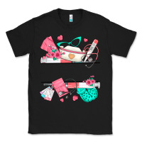 Black custom name nurse Classic Tee - texasbilliewilder