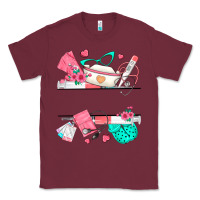 Burgundy custom name nurse Classic Tee - texasbilliewilder