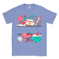 Colony Blue custom name nurse Classic Tee - texasbilliewilder
