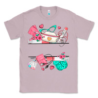 Lilac custom name nurse Classic Tee - texasbilliewilder