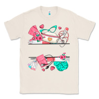Natural custom name nurse Classic Tee - texasbilliewilder