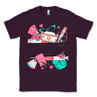 Plum custom name nurse Classic Tee - texasbilliewilder