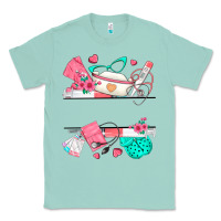 Seafoam custom name nurse Classic Tee - texasbilliewilder