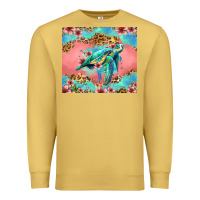 Antique Gold floral turtle Premium Sweatshirt - Jasminsmagicworld