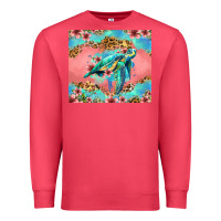 Cardinal floral turtle Premium Sweatshirt - Jasminsmagicworld