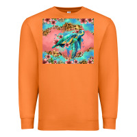 Carrot floral turtle Premium Sweatshirt - Jasminsmagicworld