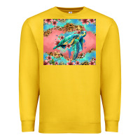 Lemon floral turtle Premium Sweatshirt - Jasminsmagicworld