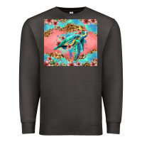 Smoke floral turtle Premium Sweatshirt - Jasminsmagicworld