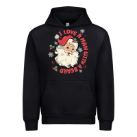 Black i love a man with a beard Urban Hoodie - MaliasSmallBusiness