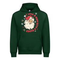 Forest Green i love a man with a beard Urban Hoodie - MaliasSmallBusiness