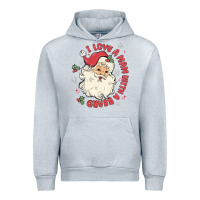 Heather Grey i love a man with a beard Urban Hoodie - MaliasSmallBusiness