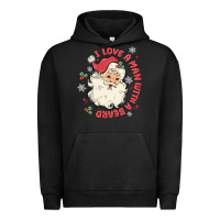Pigment Black i love a man with a beard Urban Hoodie - MaliasSmallBusiness