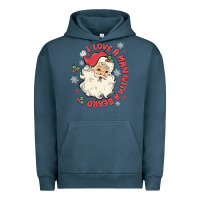 Pigment Midnight Navy i love a man with a beard Urban Hoodie - MaliasSmallBusiness