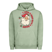 Pigment Oil Green i love a man with a beard Urban Hoodie - MaliasSmallBusiness