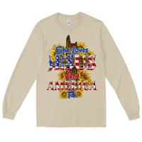 Mushroom she loves jesus Long Sleeve Tee - texasbilliewilder