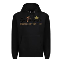 Black godfidence Premium Hoodie - MaliasSmallBusiness