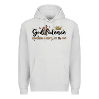 Dove Grey godfidence Premium Hoodie - MaliasSmallBusiness