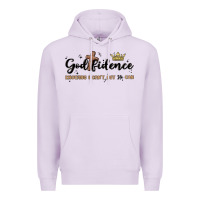 Lilac godfidence Premium Hoodie - MaliasSmallBusiness
