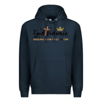 Navy godfidence Premium Hoodie - MaliasSmallBusiness