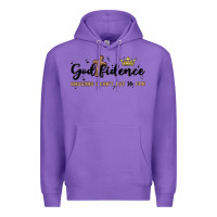 Purple godfidence Premium Hoodie - MaliasSmallBusiness