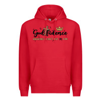 Red godfidence Premium Hoodie - MaliasSmallBusiness