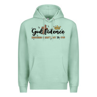 Seafoam godfidence Premium Hoodie - MaliasSmallBusiness