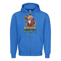True Royal happy thanksgiving turkey Zipper Hoodie - RanaPortraitStore